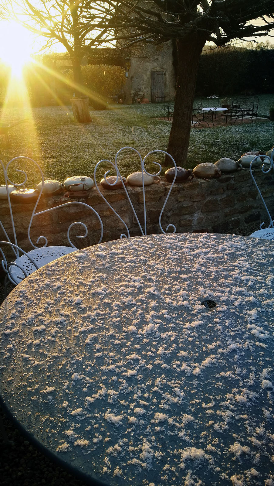 Matin d hiver au clos goelle