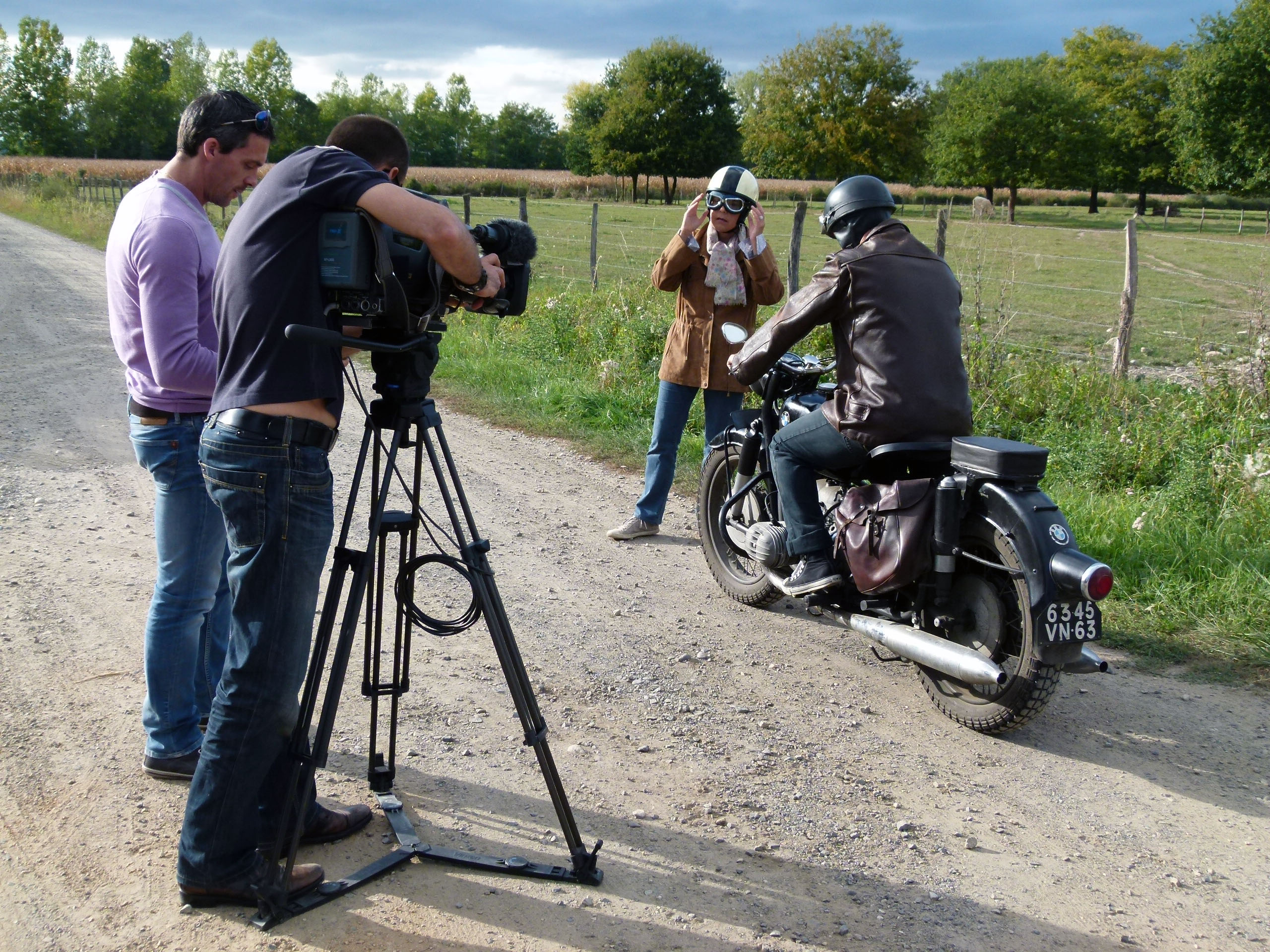 Tournage telematin au clos goelle 1 
