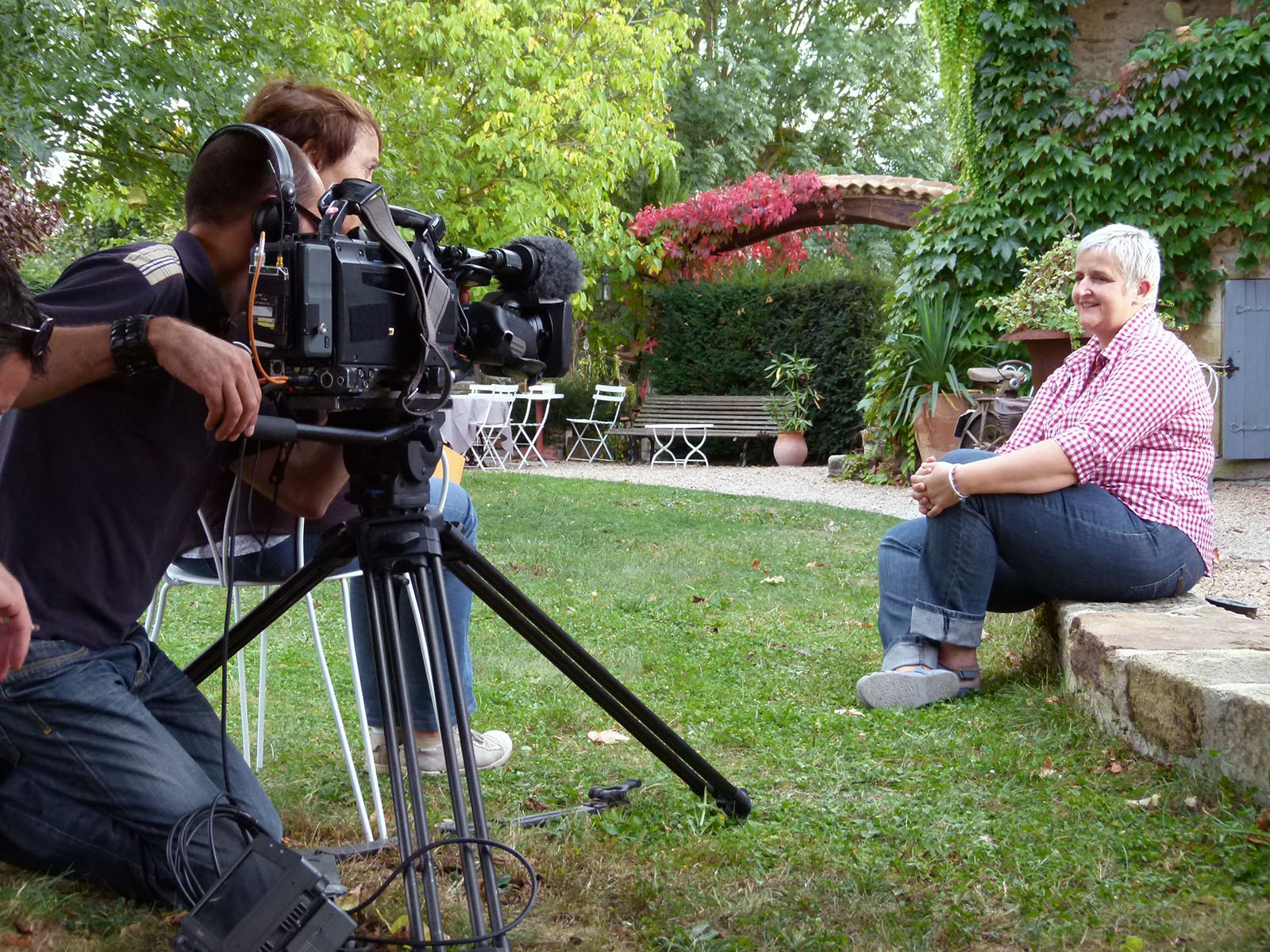 Tournage telematin au clos goelle 2 