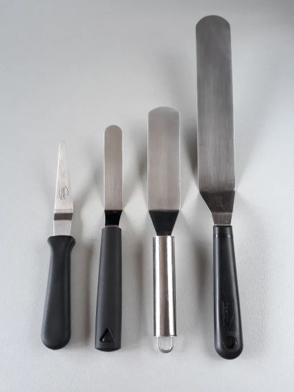 3 spatules coudées ou palettes coudées