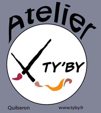 Logo commercial de la galerie d'art Ty'By