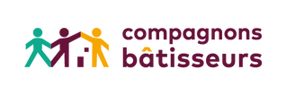 Compagnons bâtisseurs, partenaire de Lieux communs (logo)