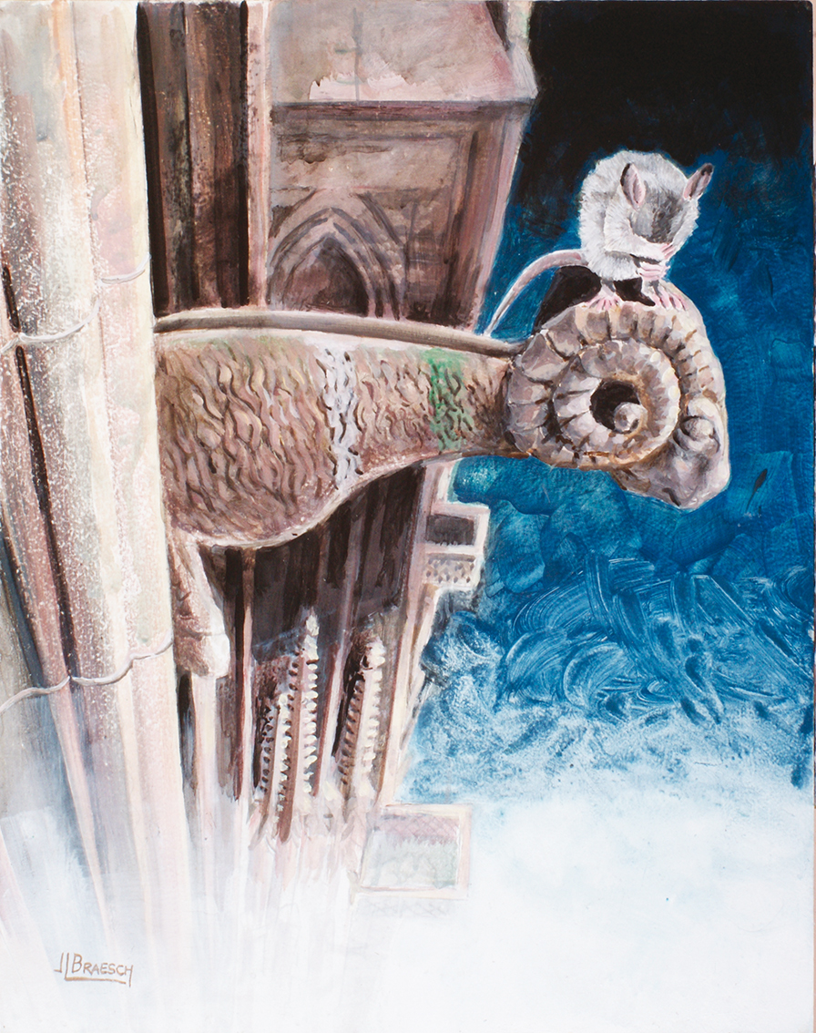 VERTIGE 
 peinture sur panneau 40 x 30 cm  
Collection privée