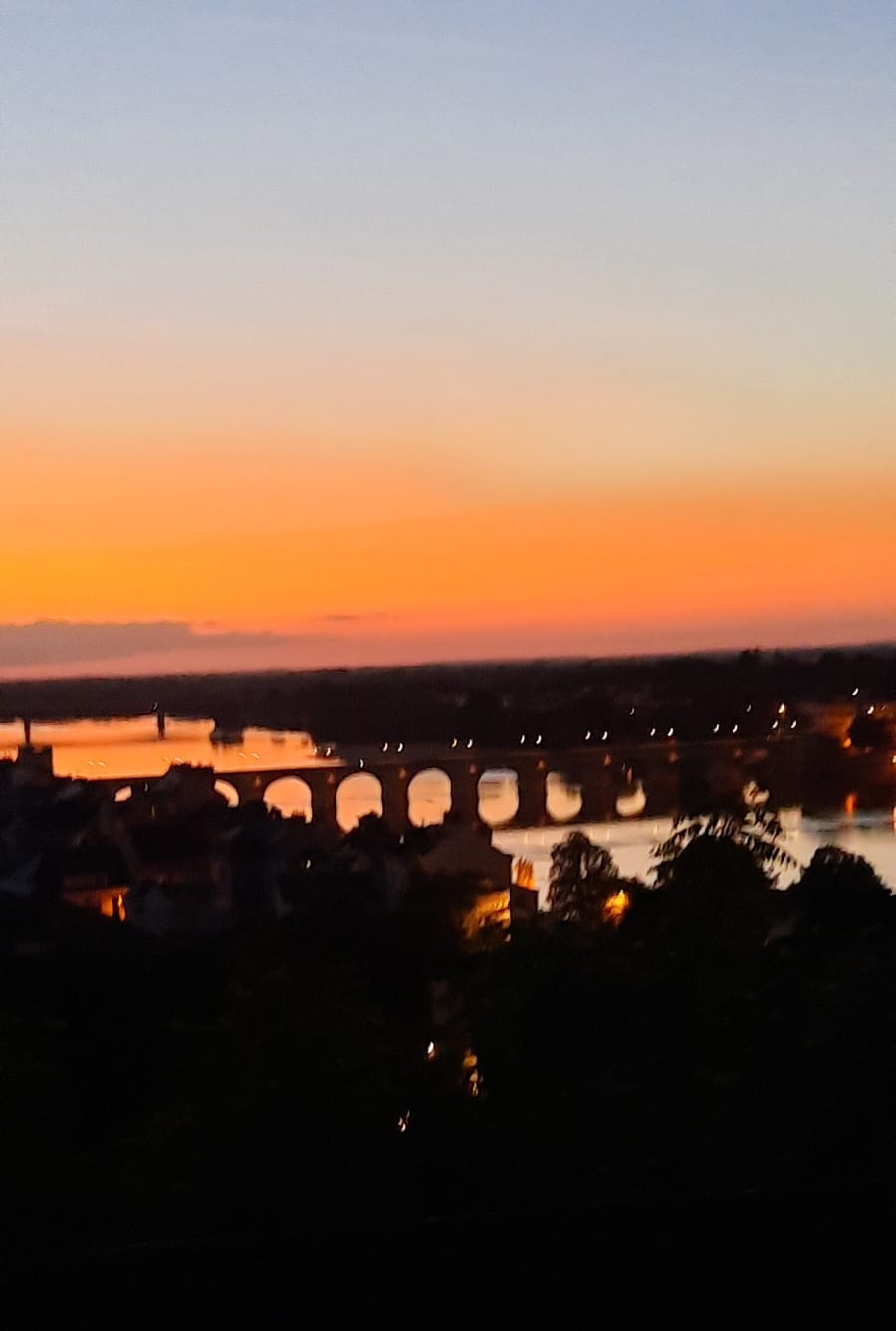 Saumur by night