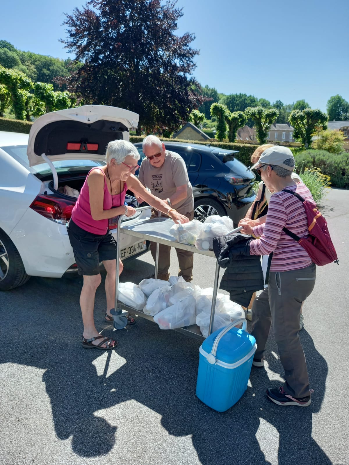 Perche transport des sandwiches