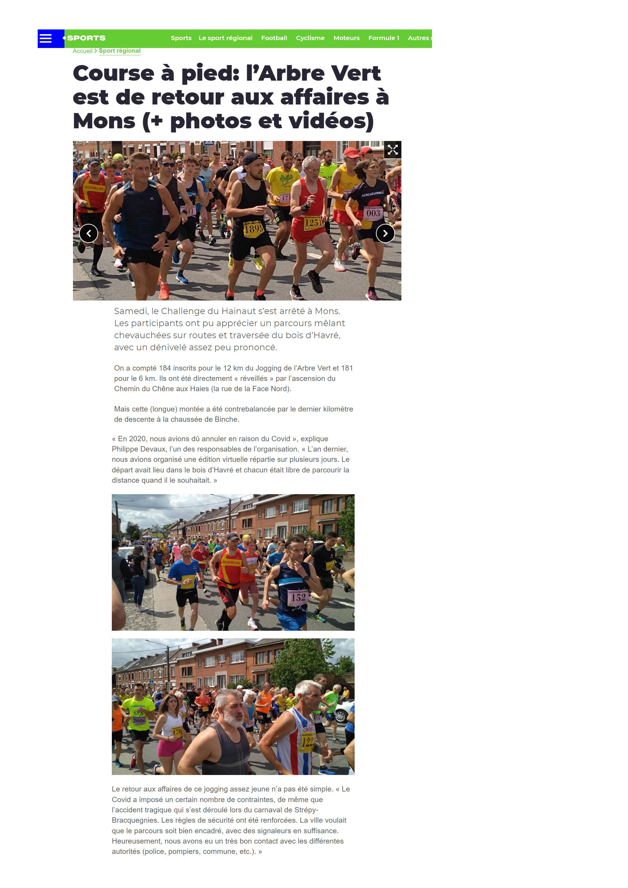 Article-journal-La-Province Page 1