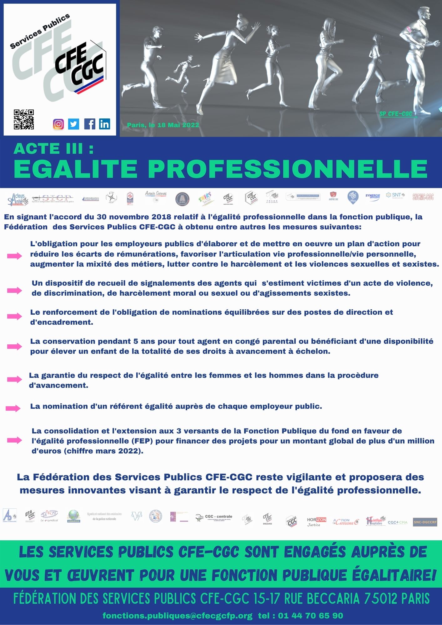 Acte III:Egalité Professionnelle