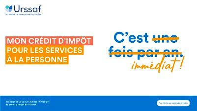 Avance immédiate de crédit d’impôt