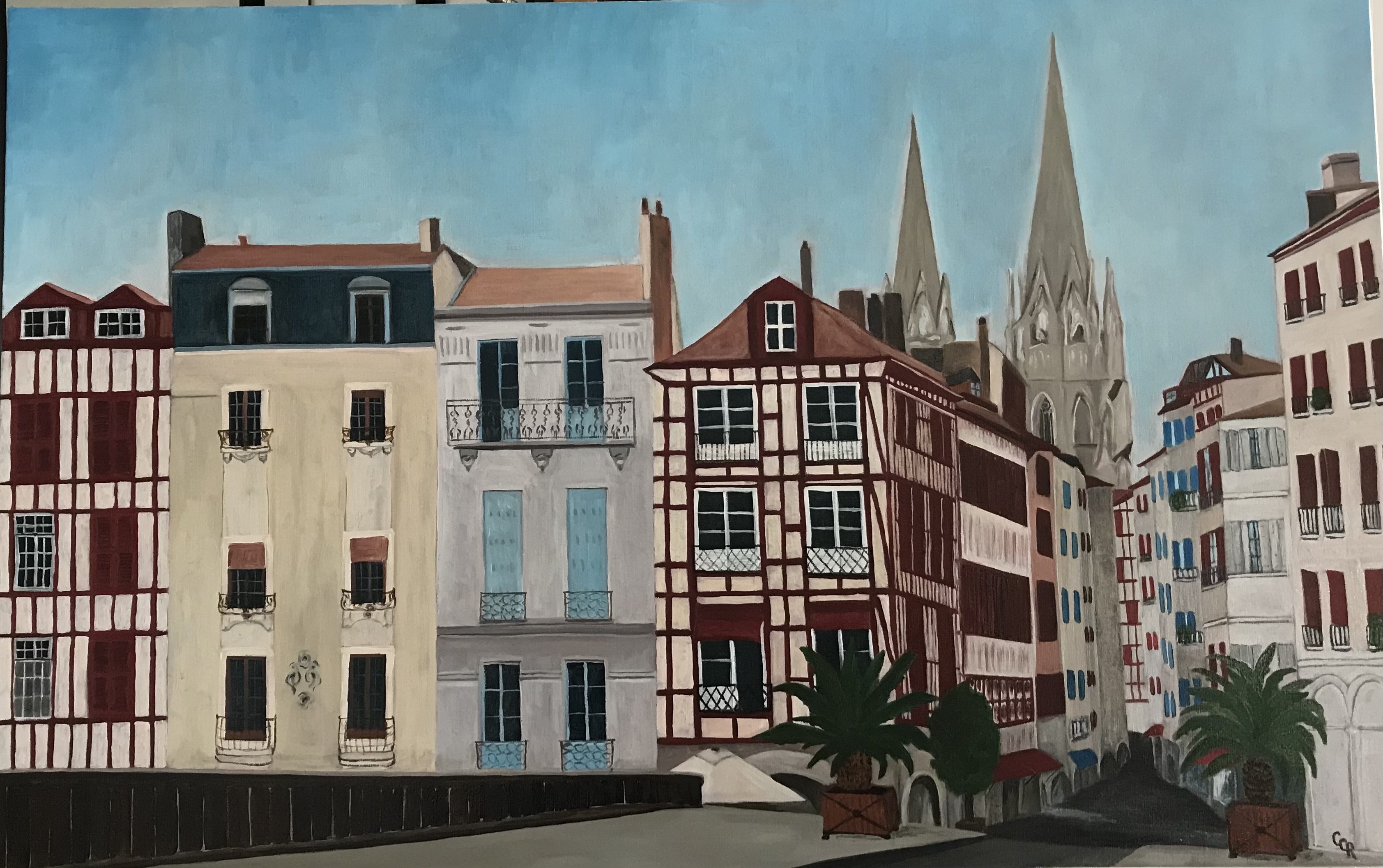 Baiona 73x116 huile sur toile 2022