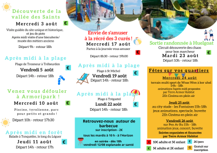 PROGRAMME D'AOUT 2022