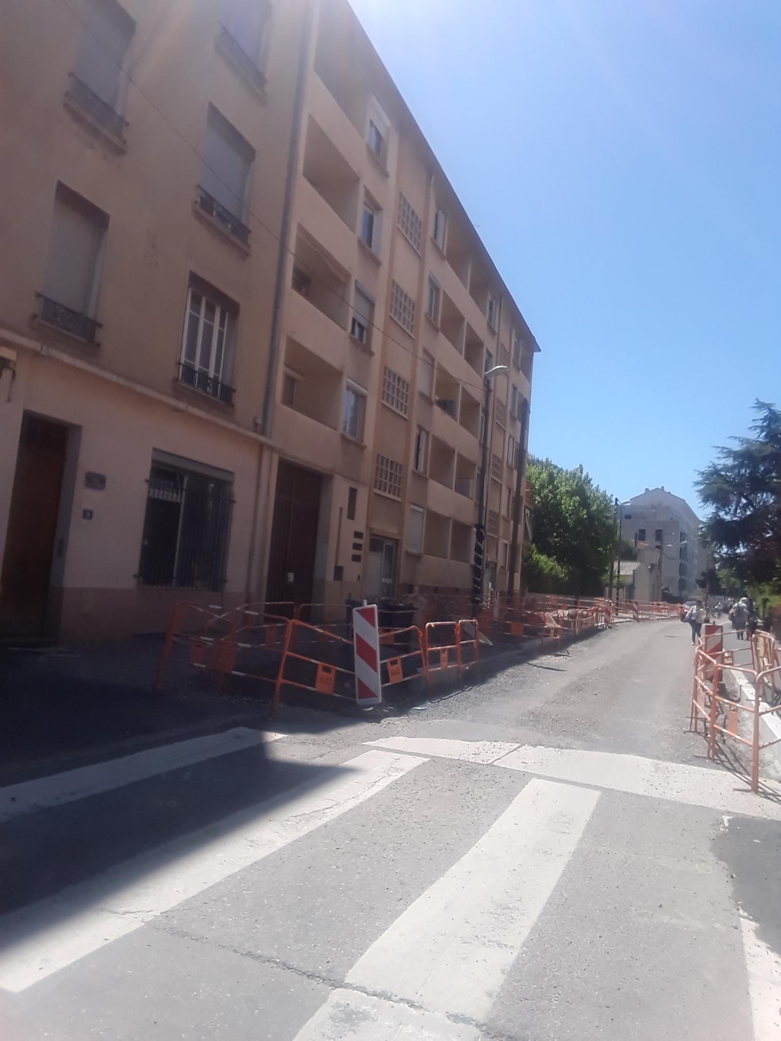 1ère photo : trajet depuis le bus
