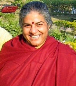 Vandana shiva environmentalist at rishikesh 2007