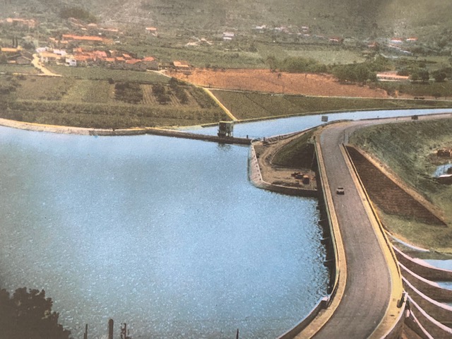 Le pont barrage termine