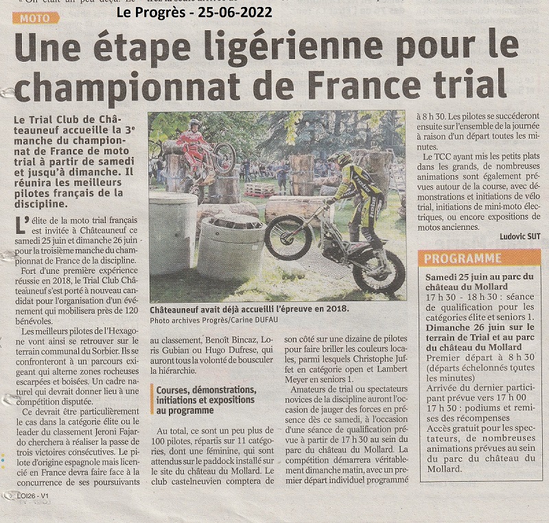 Le progres 25 06 2022