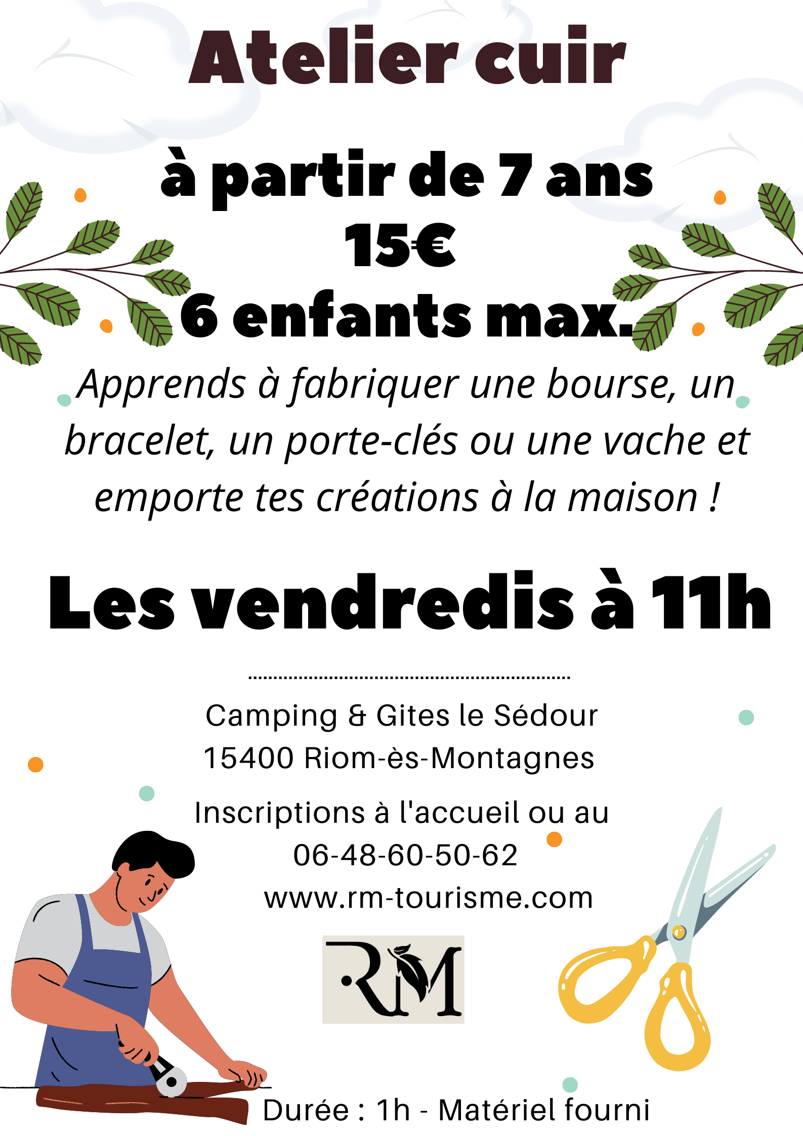 Atelier cuir riom