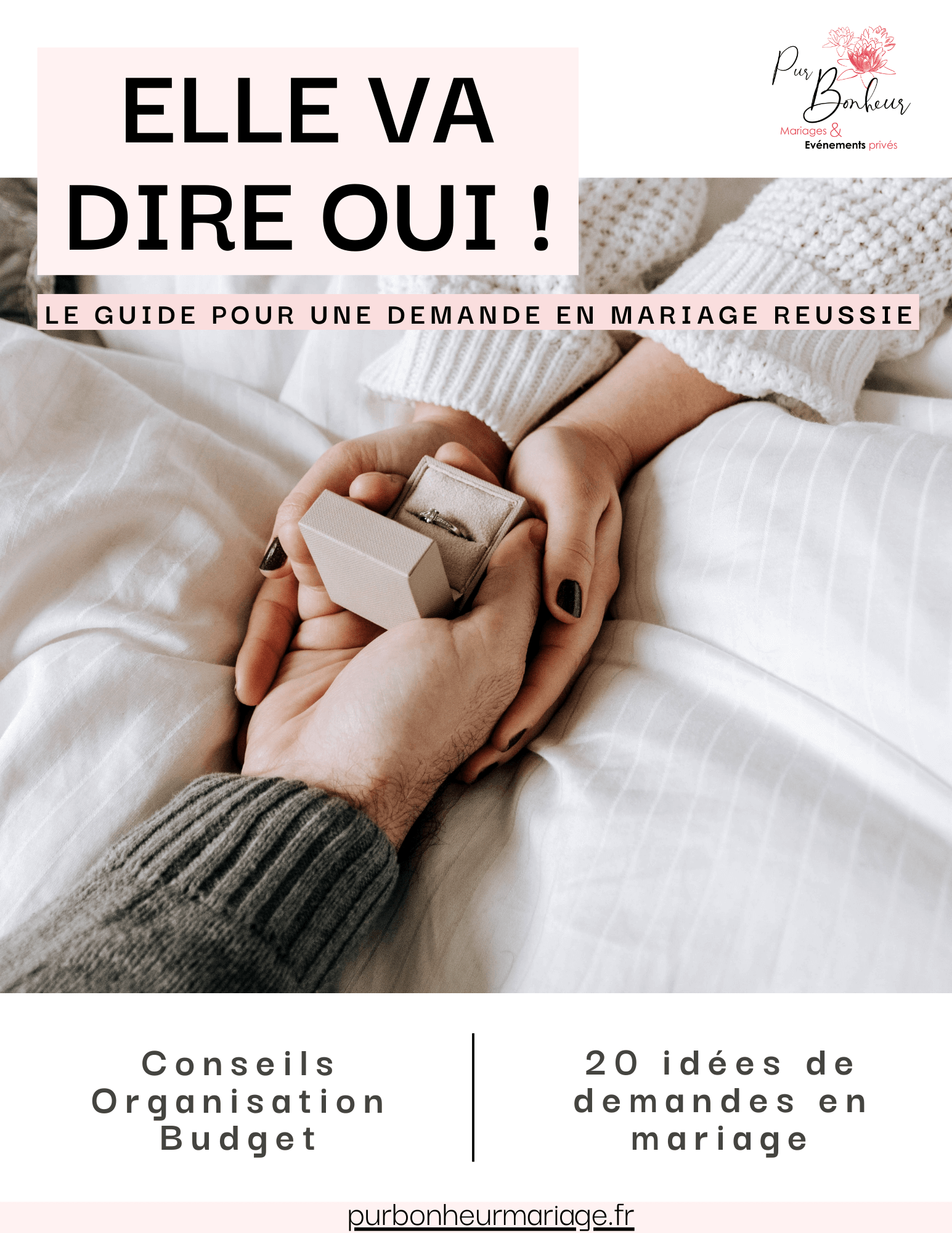 guide pour organiser demande en mariage