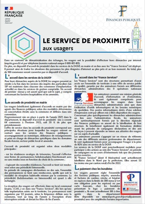 Service aux usagers
