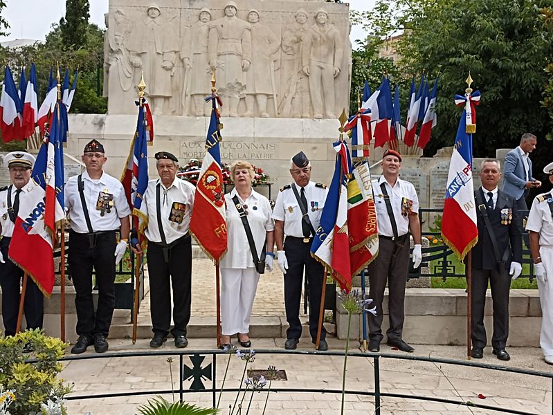 Cérémonies qui rendaient hommage aux morts pour la France 