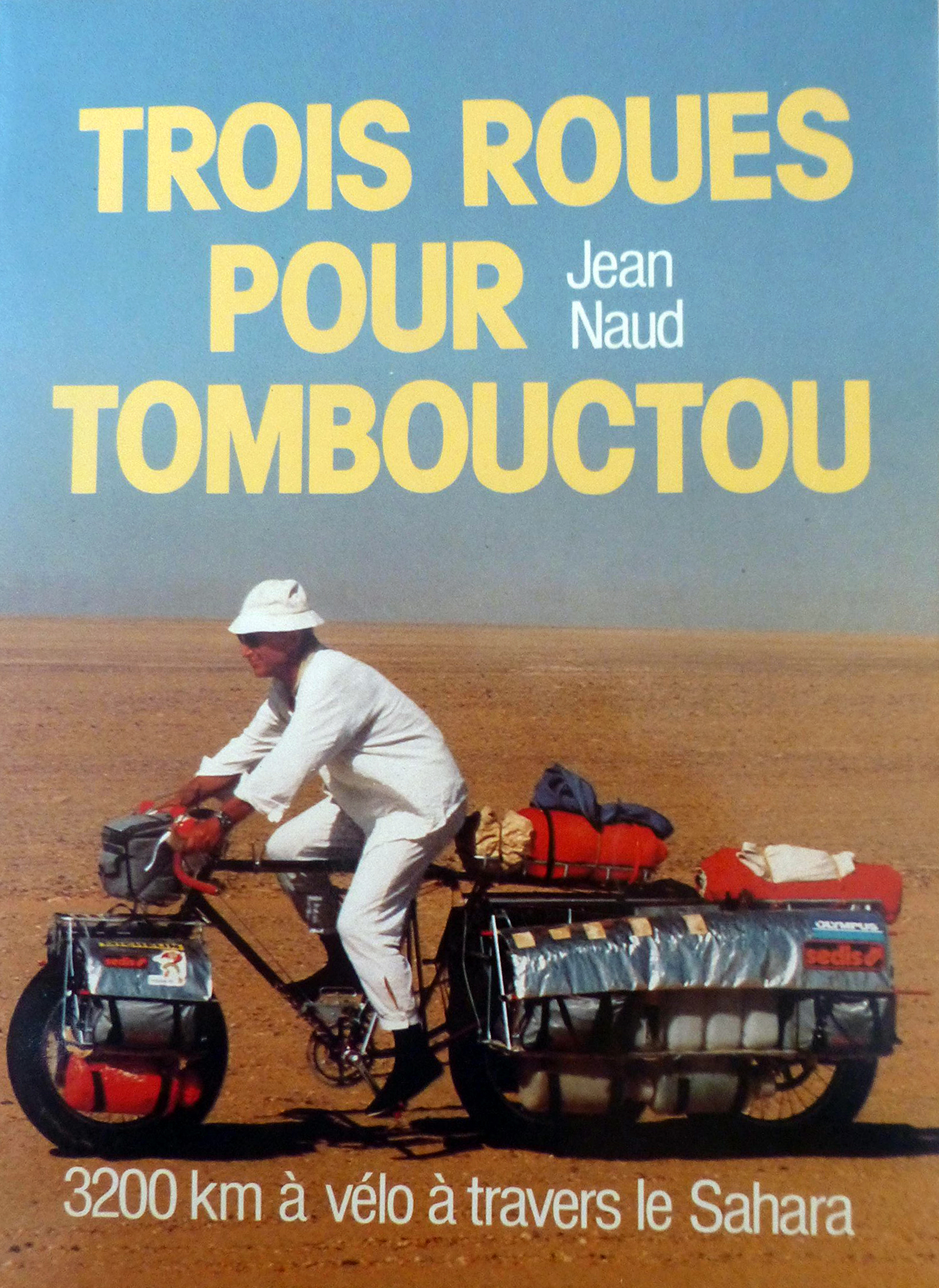 Evann Ribas, Fat Bike, Sahara, 2cv 4x4, sable, VTT, Vélo, Expédition, Raid, autonome, Hors-piste, Mauritanie, Tenoumer, Tmeimicaht, Tichit, Crocodiles, assistance électrique, traversée solitaire, recharge batterie, erg, reg, El Mrayer, Ouarane, Ijafen, Ghallaouiya, Maqteir, Taskass, voyaghe, trans-Sahara, traversée du Sahara, record, désert, guelta, puits, eau, dunes, aklé, Gorille cycles, Jean Naud, trois roues pour Tombouctou, GPS, guide, livre points GPS, navigation, orientation