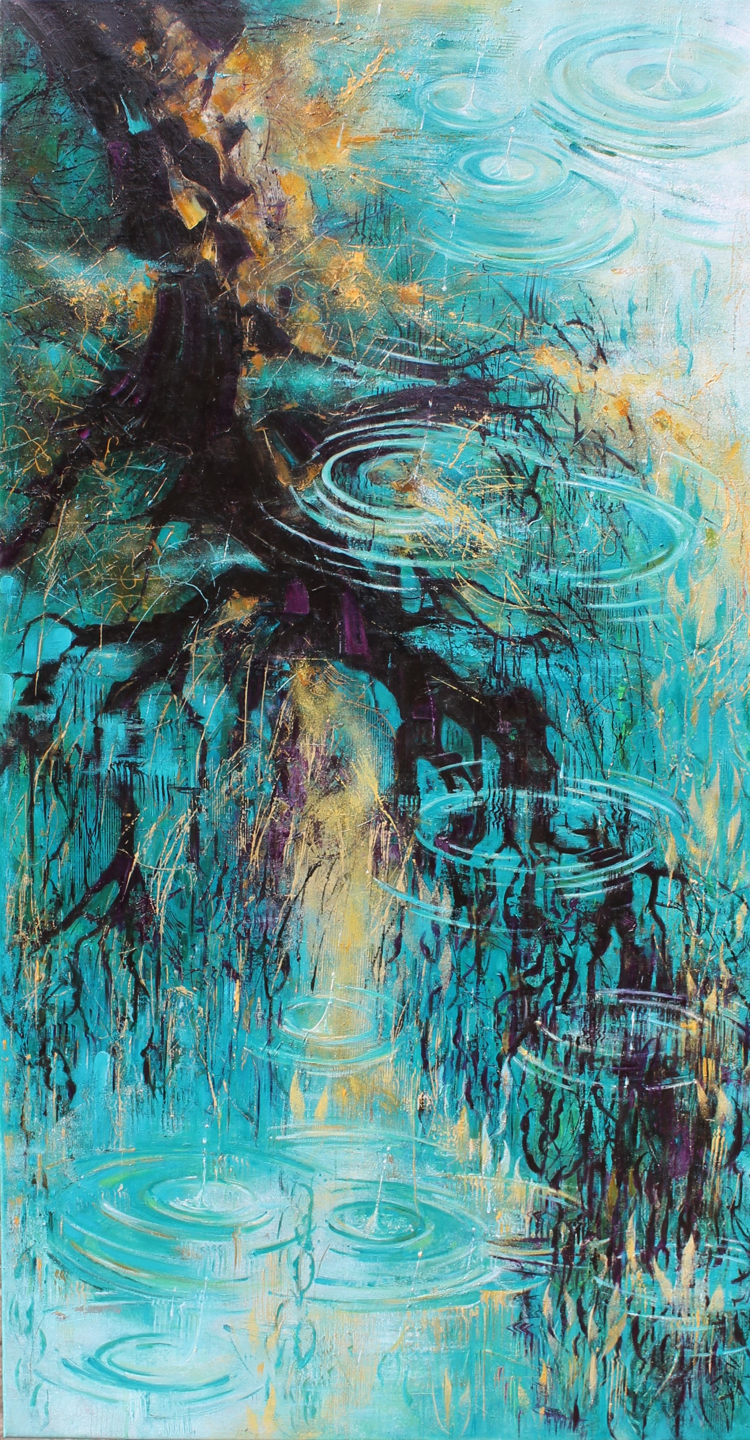 S egoutter le ciel pluvieux 150 x 70