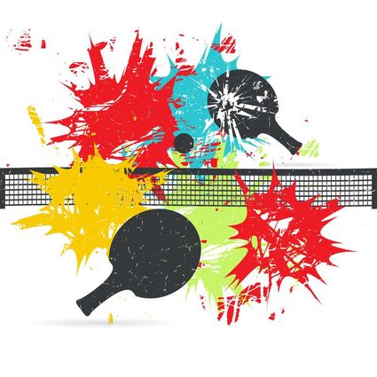 Conception d affiches de ping pong illustration grunge vecteur 101798265