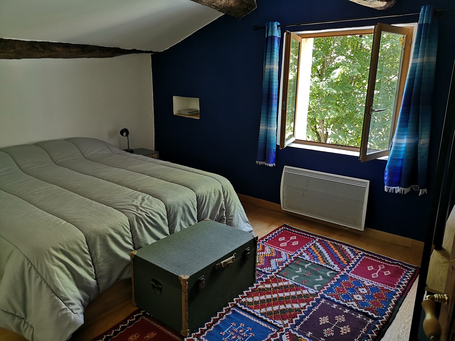 Chambre bleue