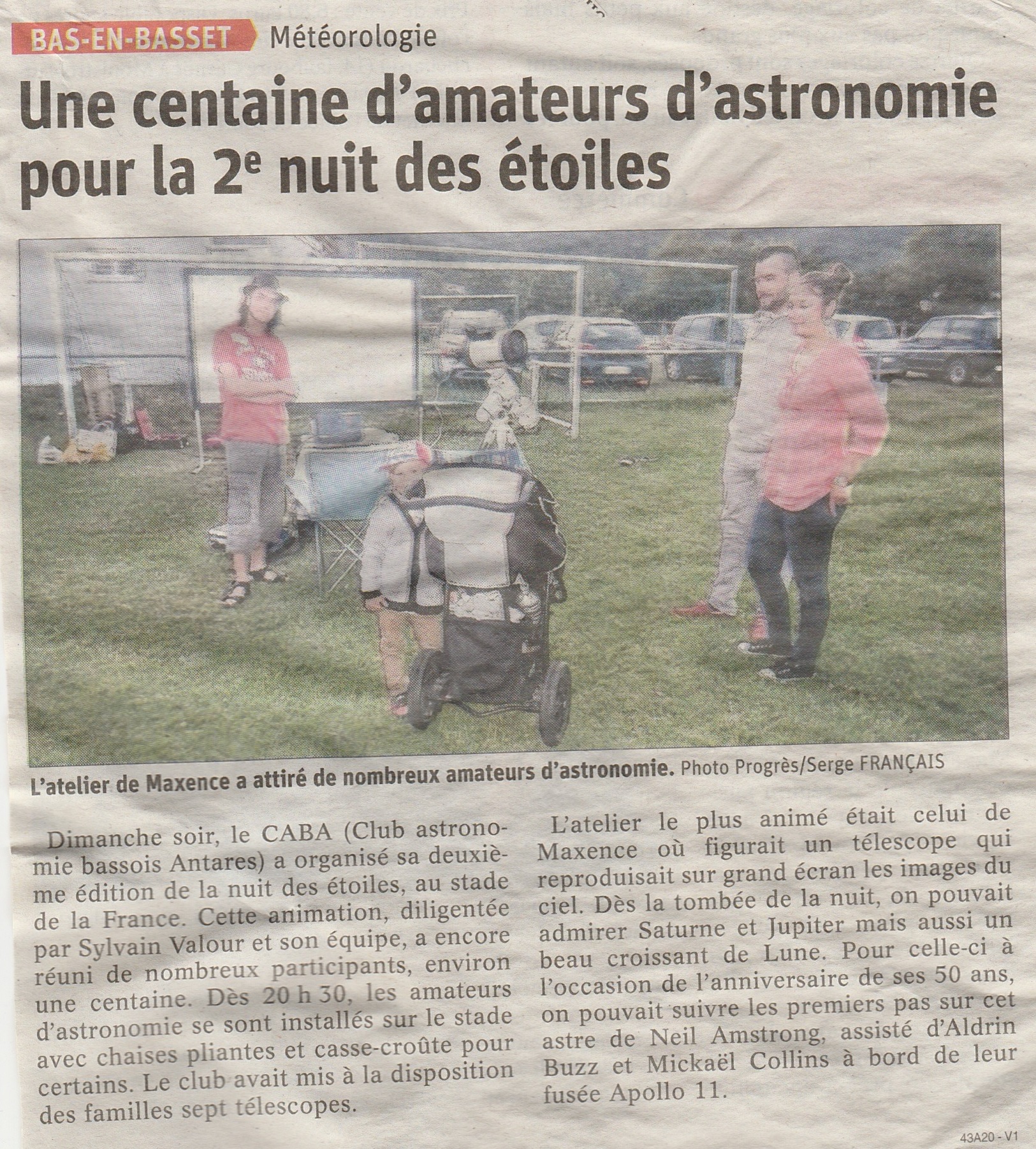 Article nuit des etoiles 2019