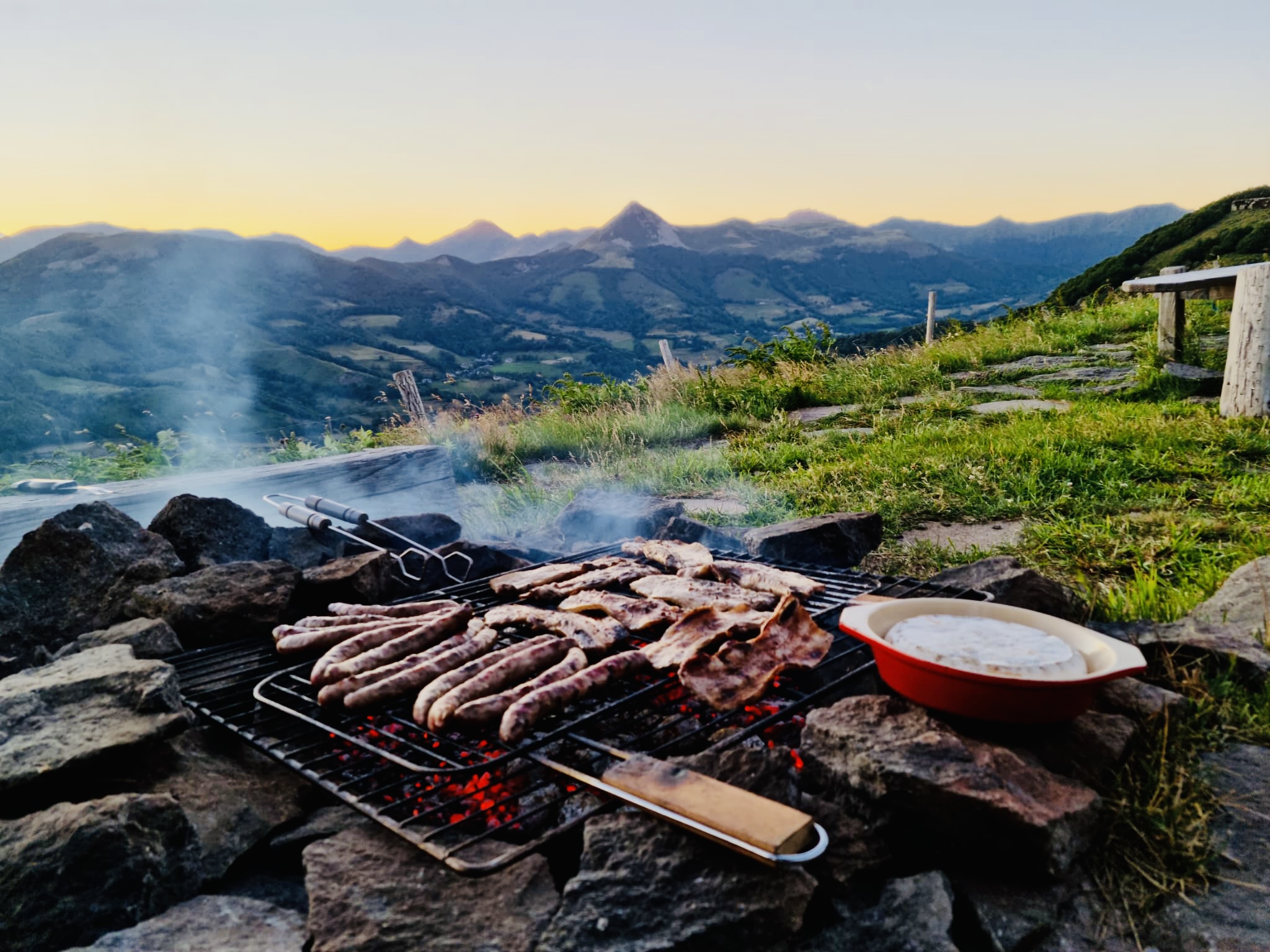 Barbecue zoome vue