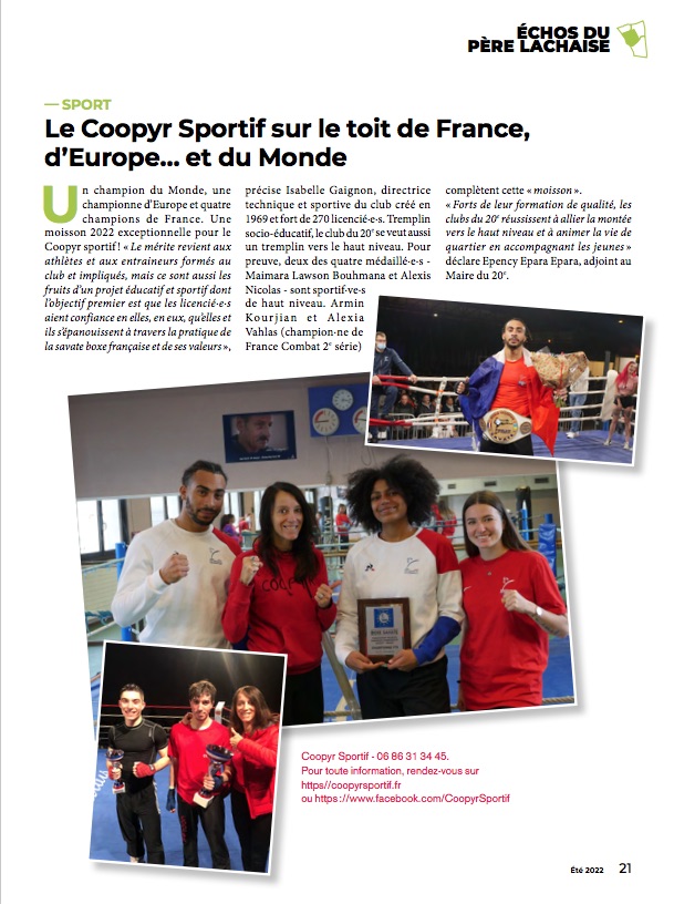 Article coopyr paris 20