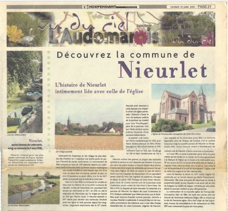 article independant 07 2003 / Arlette LOUBEYRE LEROY