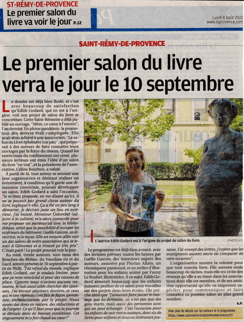 JOURNAL LA PROVENCE - E. GODARD