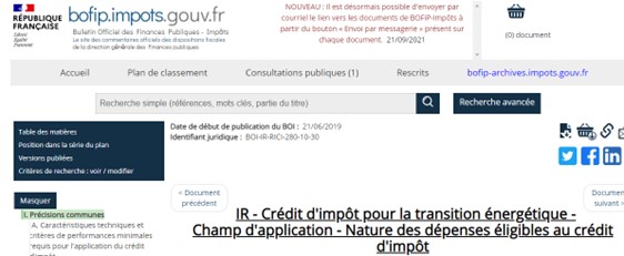 Bofip-impots