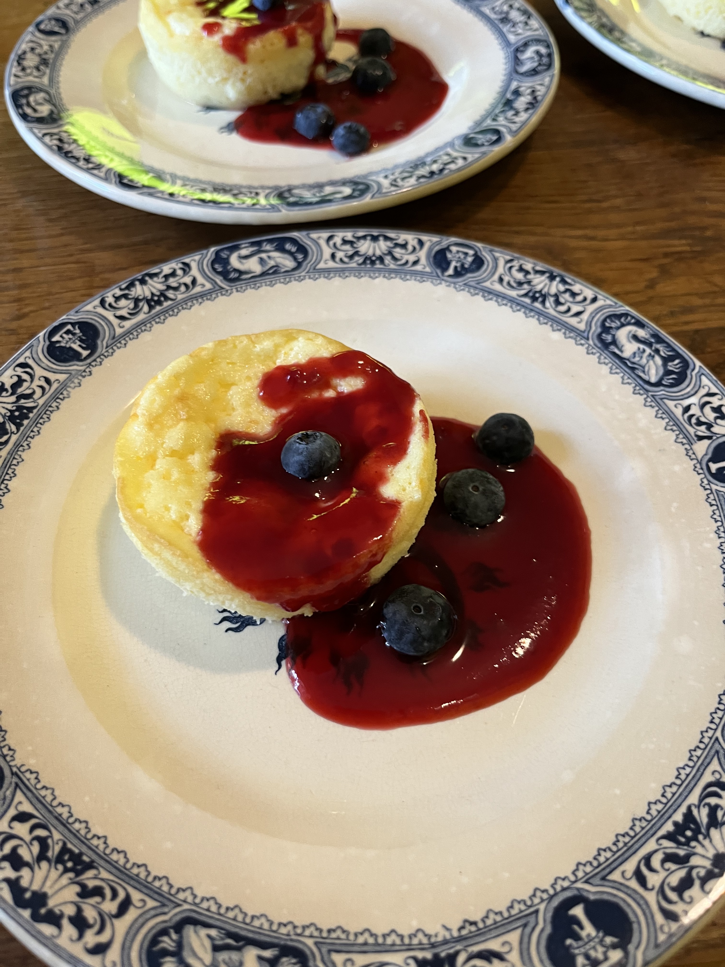 Clafoutis coulis de fruits rouges