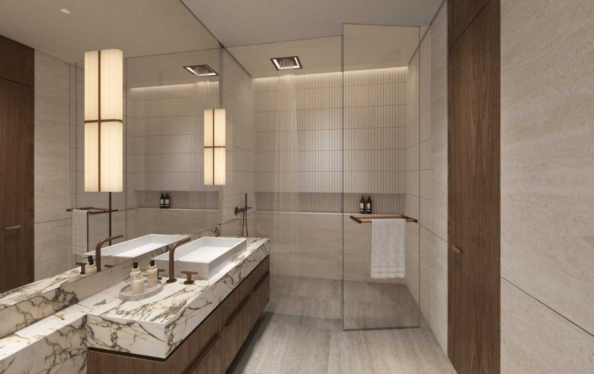 Six senses residence the palm sky villa bathroom 1170x738
