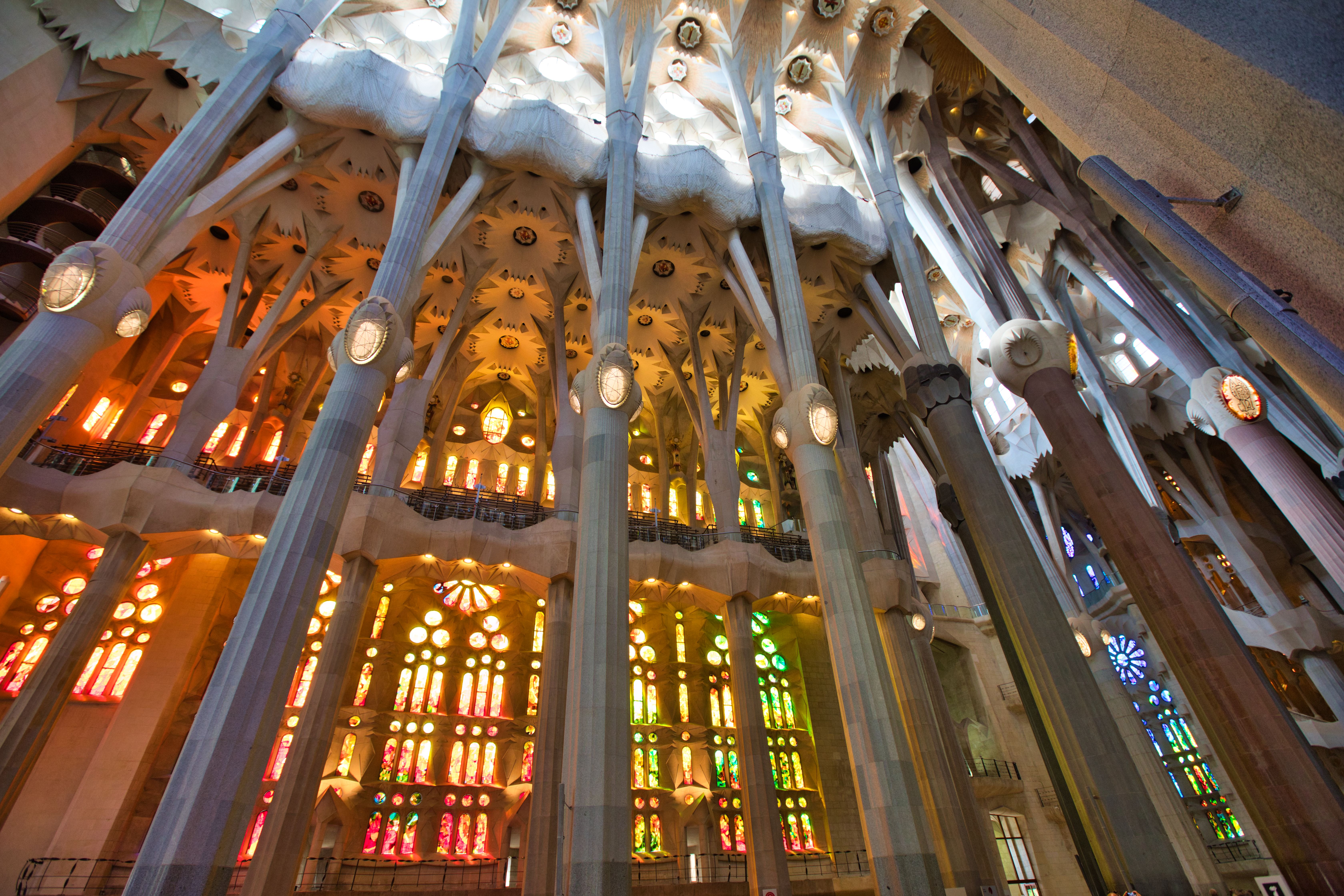 Vecteezy inside the sagrada familia spain 3408047