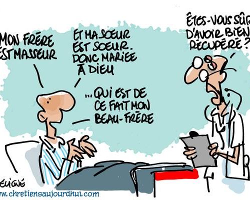 La religieuse et le patient 500x400