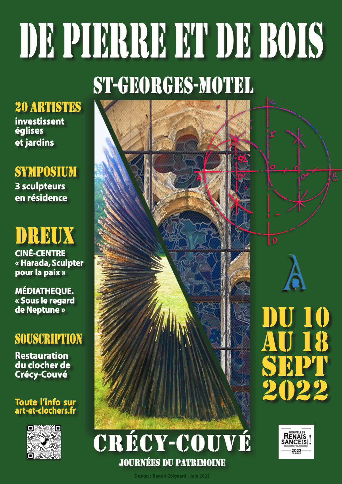 L’Association Art et Clochers a pour objectif la rencontre entre des artistes et la beauté intemporelle de nos églises. Grâce à son soutien, l’ASPSGM  organise cette année des journées du patrimoine exceptionnelles.

La sculpture de la pierre sera le thème de ces journées, elle sera mise à l’honneur dans notre église, les siècles s’entremêleront du XVIe au XXIe.

Nous serons ravis de vous accueillir 

L’ASPSGM