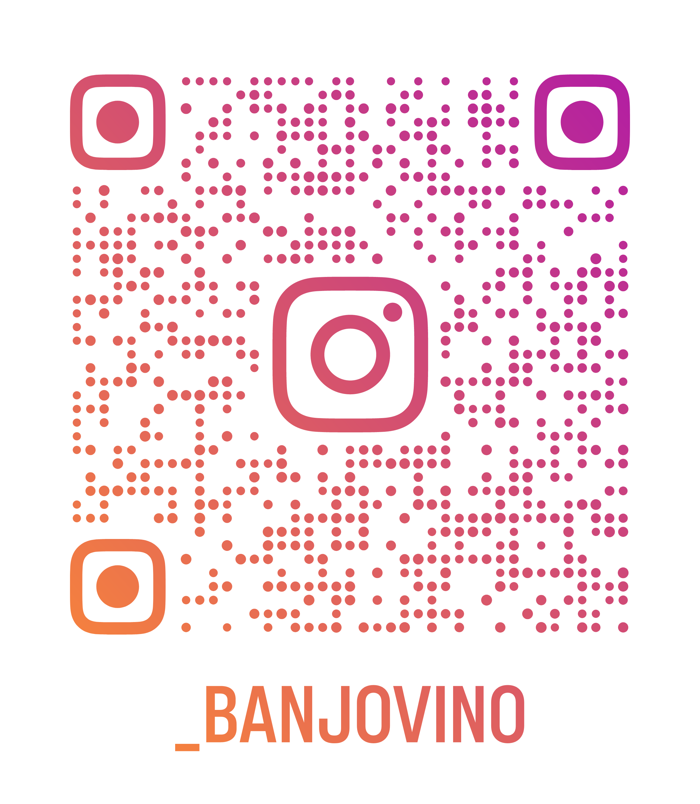 QR-Code Insta banjovino