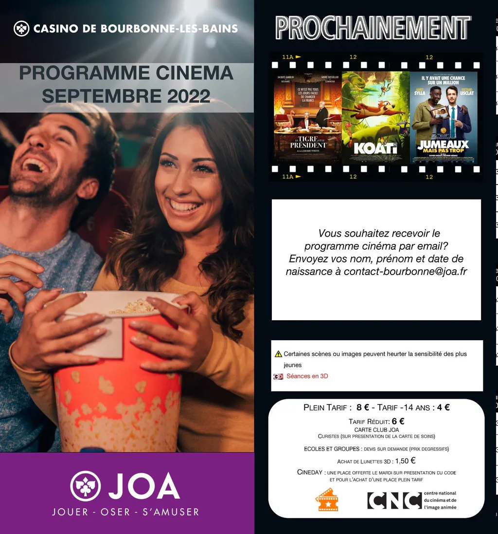 Programme de Cinéma img