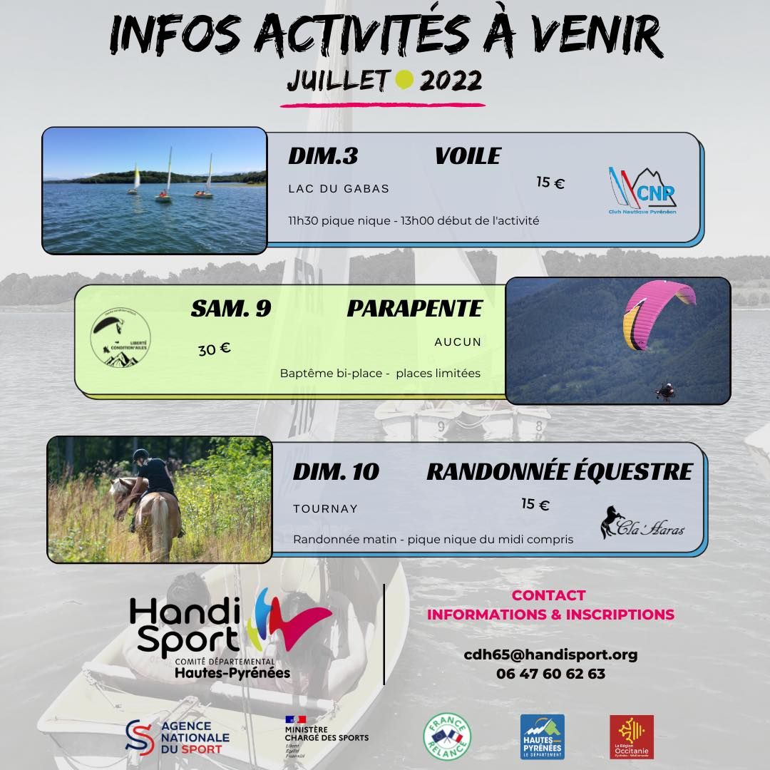 Programme juillet