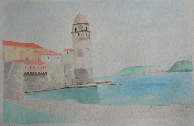 Collioure-matin-brumeux