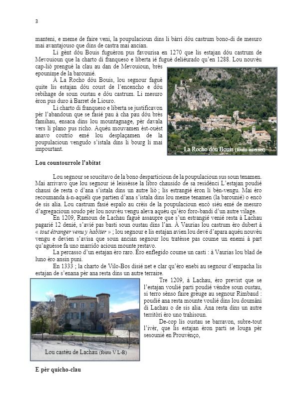 Li vilage di barounie au siecle xii e xiii 13