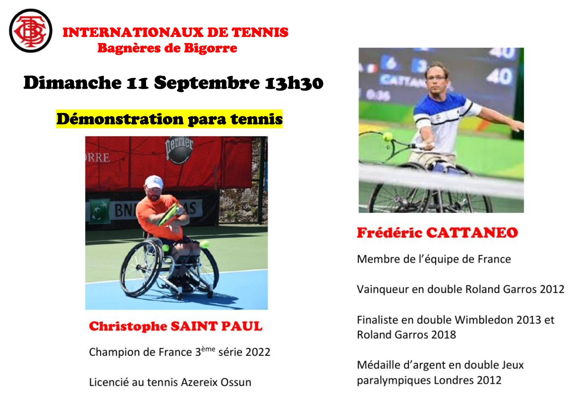 Les internationaux de tennis