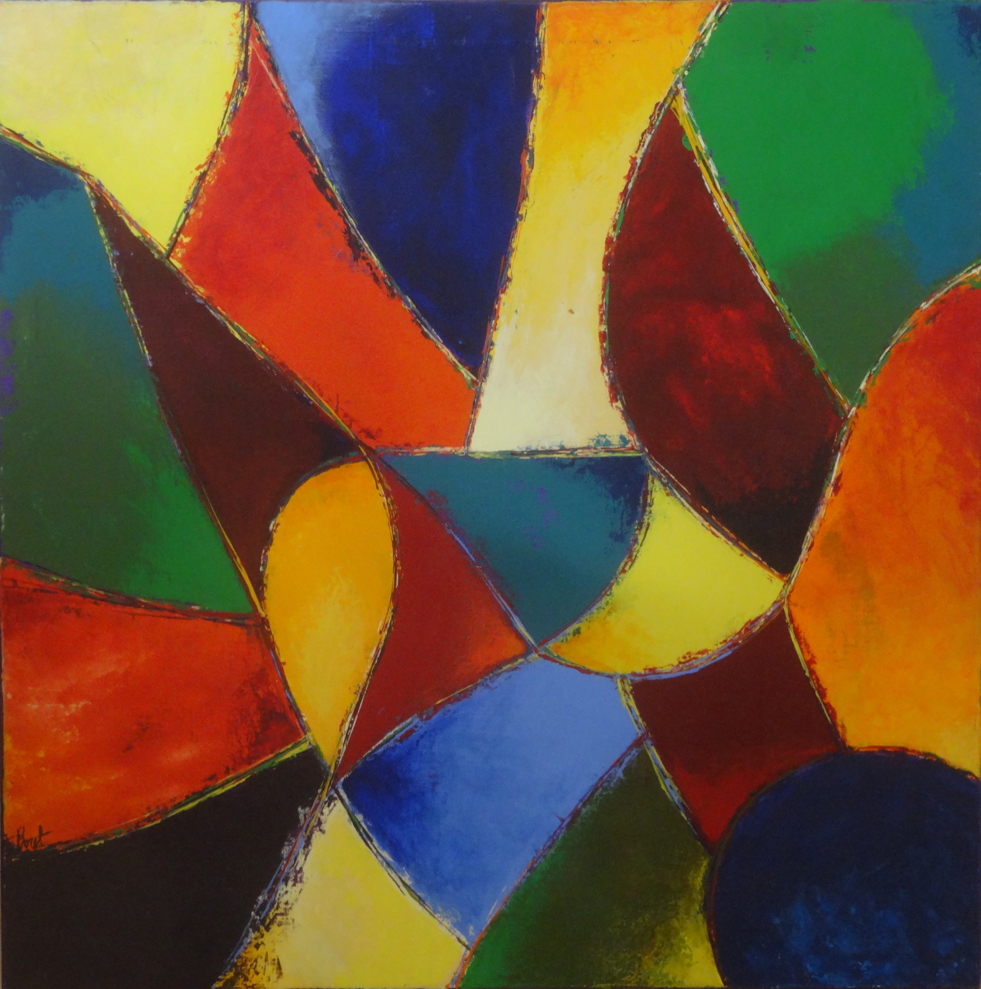 Acrylique sur toile 80x80cm 3 