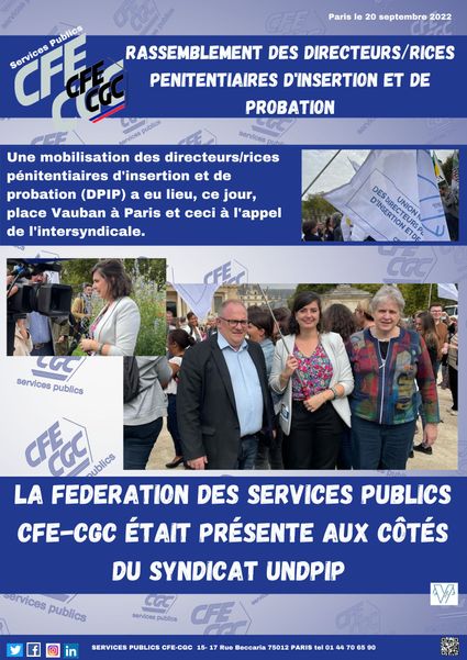 Rassemblement des DPIP le 20 09 2022 à Paris