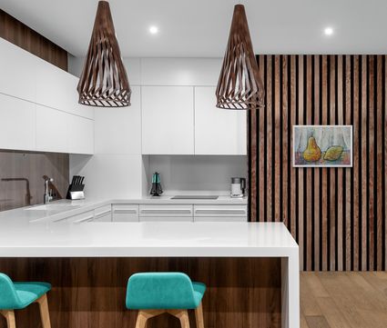 Bright modern kitchen interior 2