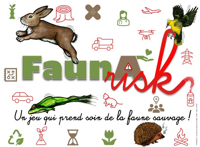 Faunarisk, un jeu de société coopératif qui prend soin de la faune sauvage ! #faunarisk