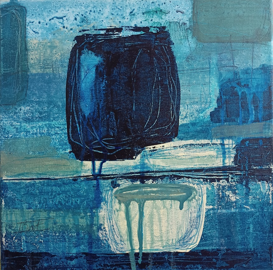 Acrylique sur toile 30x30cm 2