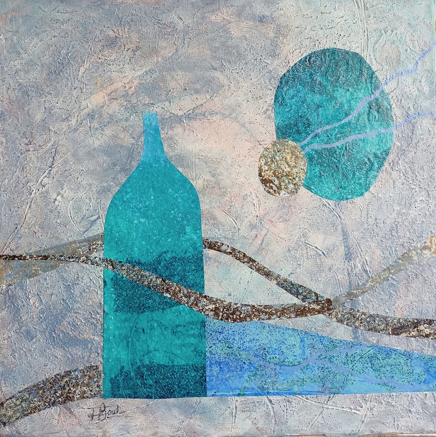 Technique mixte sur toile 40x40cm 2