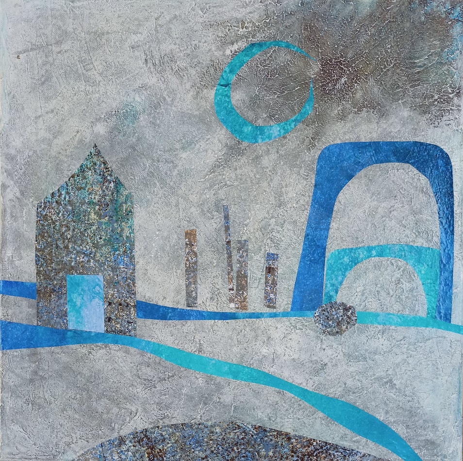 Technique mixte sur toile 40x40cm